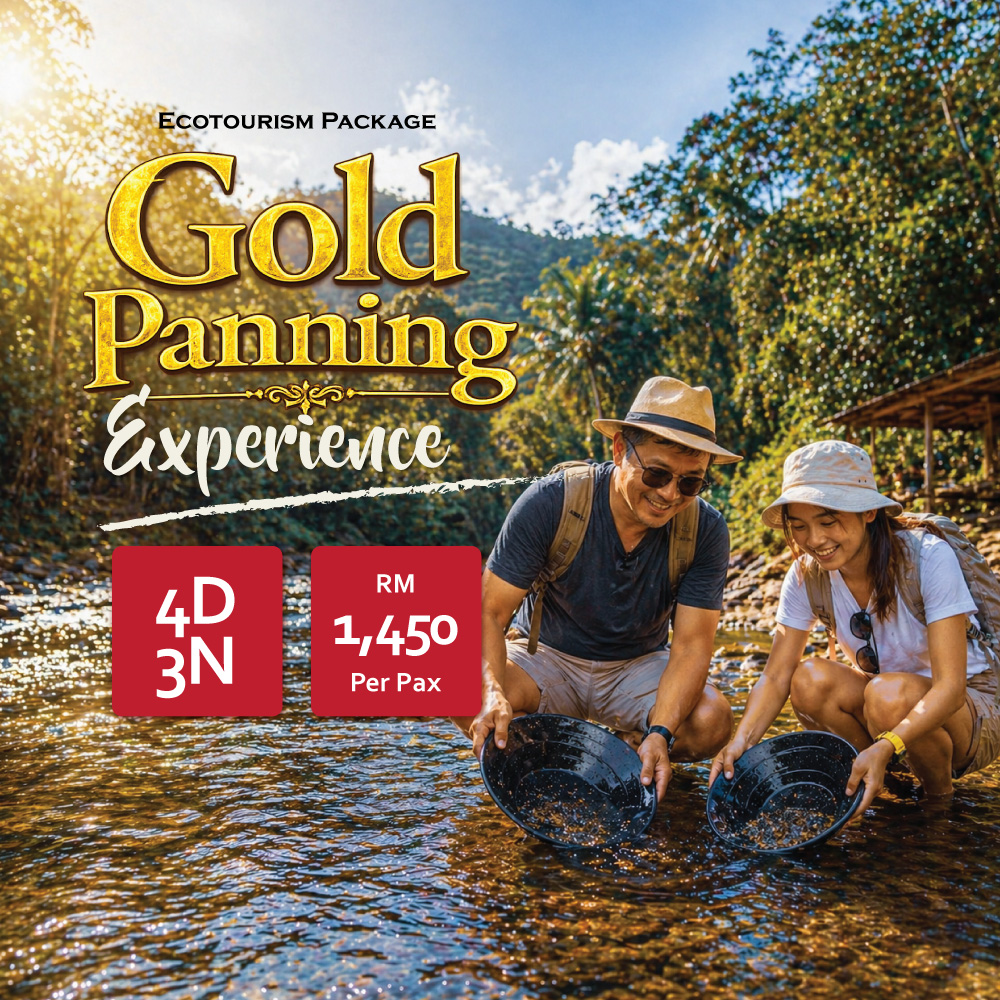 Ecotourism Package - Gold Panning Experience 4D3N